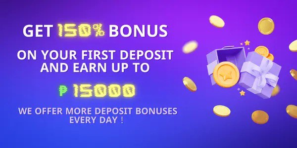 Casino offer artwork with a glowing mobile game screen
